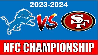 Detroit Lions vs San Francisco 49ers NFC Championship Predictions [upl. by Ahsinauq116]