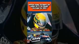 Primeiro teste de Ayrton Senna na Toleman bandf1 automobile corridaf1 racingdriver f1corrida [upl. by Mendes]