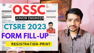 OSSC CTS JE 2023 APPLY ONLINE  OSSC JUNIOR ENGINEER CIVIL FORM FILL UP 2023  OSSC JE CIVIL 2023 [upl. by Marika]