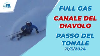 FULL GAS  CANALE DEL DIAVOLO  Passo del Tonale  1132024 [upl. by Feer]