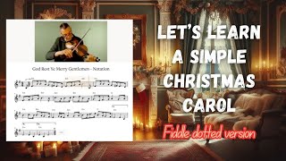 Lets Learn a Simple Christmas Carol  NOT amp TAB [upl. by Marigolda]