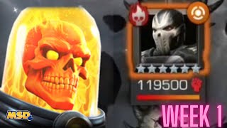 Cosmic Ghost Rider Burns Crossbones Eternity of Pain Week 1 [upl. by Namreg]