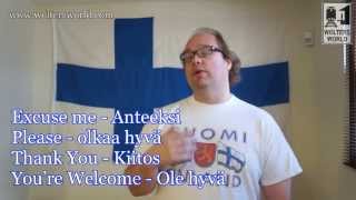 Learn Finnish  Basic Phrases for Tourists [upl. by Naenaj]