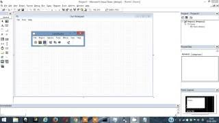 VB 6  visual basic 6  Notepad part 1 [upl. by Krissy583]