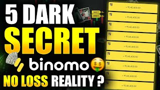 Binomo 5 Dark Secret Point No Loss Reality  Live Proof [upl. by Oniskey]