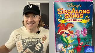 SHDD 208  Sing Along Songs Under the Sea Sing Along September Week 4 Disney VHS Review  One Take [upl. by Volpe]