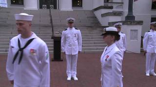 NROTC Midshipmen Commissioned by Chief of Naval Operations [upl. by Stoffel]