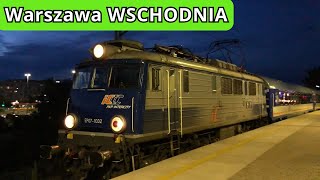 Wieczorne pociągi PKP Intercity stacja Warszawa Wschodnia [upl. by Arleyne]