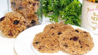 GALLETAS CROCANTES DE AVENA SIN HUEVO NI HORNO [upl. by Ashelman]