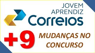 Correios Jovem Aprendiz 2018 9 mudanças [upl. by Llenrep]