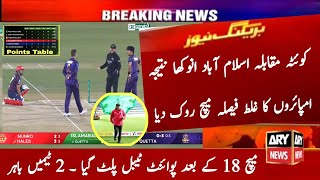 Quetta Gladiator Vs Islamabad United Full Highlights 2024  PSL Latests Point Table After Match 18 [upl. by Gnahk187]