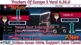 Hack exp toe 3 with GG no root  Truckers Of Europe 3 Indonesia [upl. by Kellsie]