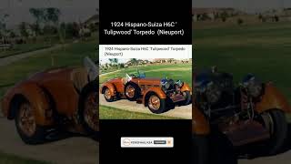 1924 HispanoSuiza H6C Tulipwood Torpedo Nieuport [upl. by Lehcir248]