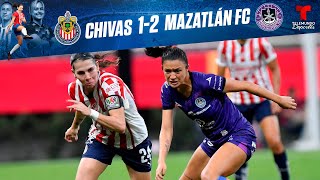 Highlights amp Goles Chivas Femenil vs Mazatlán FC 12  Telemundo Deportes [upl. by Aroon460]