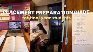 PLACEMENT PREPARATION GUIDE  DSA Aptitude Resume Rejections👩‍💻 [upl. by Codding]