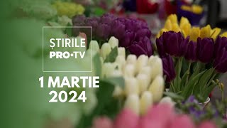 Știrile PRO TV  1 Martie 2024 [upl. by Lancelot361]