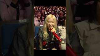 Rosé sing APT❤️ With lyricsblackpinkrosèblinkbyinshashorts [upl. by Alleber]