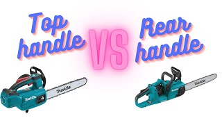 Top Handle or Rear Handle Chainsaw  Which do you need [upl. by Abbate160]