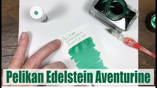 Pelikan Edelstein Aventurine writing sample [upl. by Mackay]