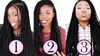 6 BOX BRAIDS TECHNIQUES Compilation Tutorial [upl. by Cochran489]