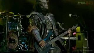 Lordi  Briging back the balls to rock Live Wacken 2008 [upl. by Nymzaj]