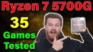 Ryzen 7 5700G — Review — 35 Games Tested — No Graphics Card Required [upl. by Simonne848]