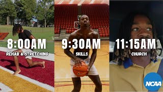 Day in my Life as College Basketball Player  Rest and Recovery Day [upl. by Medlin]