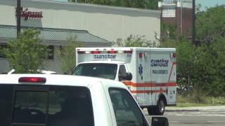 SUNSTAR PARAMEDICS AMBULANCE LIGHTS AND SIREN GOING IDIOT DRIVERS IN FLORIDA WOULDNT STOP [upl. by Prestige]