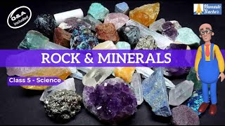 Class 5 Science Rocks and Minerals  Types of Rocks amp Minerals Examples and Their Uses Explained [upl. by Geraint]