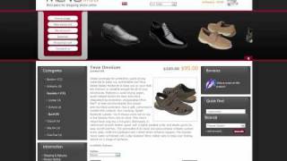 Mens shoes Store ecommerce template [upl. by Brent706]