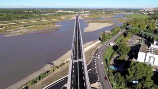 Viaducto de Cavaillon  Pantallas acústicas anticolisión aves y pretil META13 [upl. by Patman682]