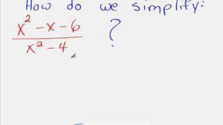 Simplifing a Rational Expression in Algebra [upl. by Amihsat]