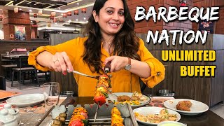 BARBEQUE NATION BUFFET in Mumbai w GolgappaGirl  Includes Buffet Tips amp Tricks [upl. by Ahsekahs]