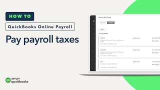 How to pay payroll taxes in QuickBooks Online Payroll [upl. by Chuipek]