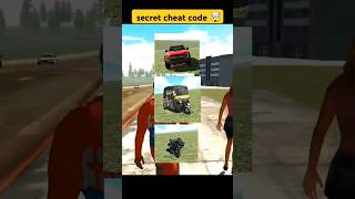 Top 3 Secret Cheat Code 😱 indian bike driving 3d  indianbikedriving3d shorts [upl. by Keifer170]