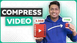 How To Compress Video File Without Losing Quality  Best Video Compression software [upl. by Kcirb]