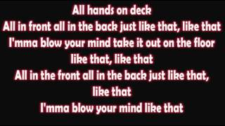 All Hands On Deck by TINASHE feat Iggy Azalea Lyrics [upl. by Sucramej95]