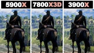 RTX 4080  Ryzen 9 3900X vs Ryzen 7 7800X3D vs Ryzen 9 5900X [upl. by Pollitt]