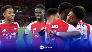 WHOLESOME INTERVIEW ❤️ Bukayo Saka hails Myles LewisSkelly after Arsenal defeat Monaco UCL [upl. by Gabriele]