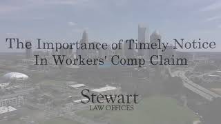 Importance of Timely Notice in Workers Comp Claim  FAQ  Charlotte NC  Stewart Law Offices [upl. by Attikram]