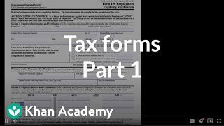 What are tax forms Part 1  Taxes and tax forms  Financial Literacy  Khan Academy [upl. by Vihs]