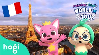 Hogi and Pinkfongs France Tour  🌎 World Tour Series  Animation amp Cartoon  Pinkfong amp Hogi [upl. by Clie814]