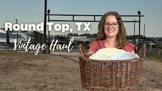 Shop With Me ROUND TOP TX FALL SHOW  Thrift Haul [upl. by Llarret]