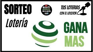 Sorteo Lotería Nacional tarde GANA MAS Resultados En Vivo de hoy jueves 10 de octubre de 2024 [upl. by Ettelohcin]