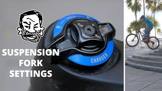 Suspension fork settings  What they mean [upl. by Elburr937]