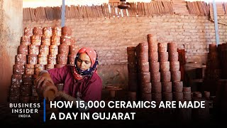 How 15000 Ceramics Are Made A Day In Gujarat  Big Business [upl. by Ryter205]