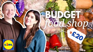 Is Lidl GOOD for Vegans  Plantbased £20 BUDGET Grocery Haul UK [upl. by Puto756]