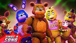 FNAF Animatronics Sing A Song FT Freddy Chica Foxy amp BonnieFive Nights At Freddys Movie Parody [upl. by Etsirhc]