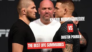 Khabib Nurmagomedov vs Dustin Poirier highlights [upl. by Annahgiel]