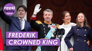 King Frederik X Crowned King of Denmark Ceremony Highlights [upl. by Neda]